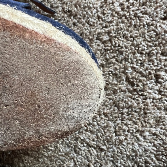 CHLOE Navy Blue Lauren Espadrilles size 38 - Picture 10 of 10